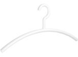 Kleiderbügel PIEPERCONCEPT "Caldo", weiss (weiß), B:44cm H:18,5cm T:1,5cm, Kunststoff, Metall, Kleiderbügel, Kleiderbügel
