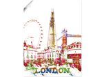 Artland Wandbild »London Grafik« London 1 Stk. tlg. als Alubild, Leinwandbild, Wandaufkleber oder Poster in versch. Grössen