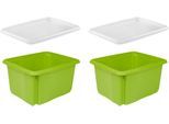 keeeper Organizer "emil" Aufbewahrungsbox, 24 L, mit Deckel, hochwertiger Kunststoff