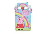 Kinderbettwäsche »Jerry Fabrics Peppa Pig PEP016 100 x 135 cm + 40 x 60 cm« 2 Stk. tlg.