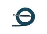 Hundeleine TRIXIE "gummiert L-XL, 10 m", blau (petrol), B:1,7cm L:10m, Leinen, Hundeleine
