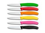 Gemüsemesser VICTORINOX "Swiss Classic 6 Stück, 10 cm", bunt, Kochmesser, Gemüsemesser