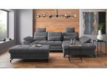 PLACES OF STYLE Ecksofa "Costello L-Form, B: 301 cm mit Sitztiefen-, Armteilverstellung &" 3 Nierenkissen, optional Bettfunktion & Bettkasten