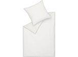 Wendebettwäsche ESPRIT "Scatter in Gr. 135x200, 155x220 oder 200x200 cm", weiss (weiß), B/L: 135cm x 200cm, 1 Stk., 1 Stk., Renforcé, B/L: 80cm x 80cm, 2 Stk., Renforcé, Obermaterial: 100% Baumwolle, Bettwäsche, Wendebettwäsche, Bettwäsche aus Baumwolle, Bettwäsche mit Reissverschluss