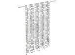 Eisl Duschvorhang "Mosaik GRAU" Breite 180 cm waschbarer Antischimmel Vorhang (Höhe 200 cm), graues Mosaik-Design