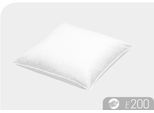 Baumwollkissen SCHLAFSTIL "F200", weiß, B:40cm L:40cm, Bezug: 100% Baumwolle. Meshfutter: 100% Polyester, Kopfkissen, hergestellt in Deutschland, allergikerfreundlich