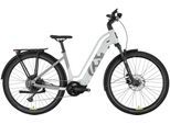 E-Bike HUSQVARNA E-BICYCLES "E-Trekkingbike Grand Pather 4" Gr. 45, grau (grau, dunkelgrau matt, schwarz), Elektrofahrräder, 45cm, 28 Zoll (71,12cm), Pedelec, Elektrofahrrad für Herren