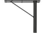 Möbelfuß HAMMEL FURNITURE "Mistral / Mistral Kubus Bein, Stützfuß", schwarz, H:20cm Ø:2cm, Stahl, Möbelfüße, Möbelfuß, Metall, in mehreren Farben, Höhe: 20 cm