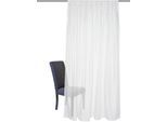 Gardine HOME WOHNIDEEN "Andalusia", weiß (wollweiß), B:150cm H:175cm, Voile, Polyester, Gardinen, Gardine, nach Maß