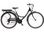 E-Bike TEUTOBURG "Senne" Gr. 45, schwarz (nachtschwarz), Elektrofahrräder, Herren, 45cm, 28 Zoll (71,12cm), Pedelec, Elektrofahrrad für Damen u. Herren