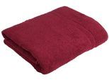 Saunatuch WEWO FASHION "9518ST", rot (rubin), B:80cm L:200cm, Frottee, Frottier, Handtücher, saugstark