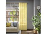 Vorhang NEUTEX FOR YOU "Libre-ECO", gelb, B:142cm H:260cm, Jacquard, Polyester, Gardinen, Breite 142 cm, nach Maß