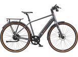 E-Bike TELEFUNKEN "UH220" Gr. 48, grau (grau, grau), Elektrofahrräder, 28 Zoll (71,12cm), Pedelec, Elektrofahrrad für Herren u. Damen, Urbanbike