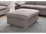 Hocker DOMO COLLECTION "Milan", braun (schlamm), B:110cm H:44cm T:81cm, Luxus-Microfaser (100% Polyester);Kunstleder SOFTLUX;Luxus-Microfaser ALTARA NUBUCK (100% Polyester), Hocker, Polsterhocker, mit Staufach