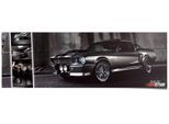 Poster REINDERS "Ford Easton Mustang GT500", schwarz (farbe bild(er): schwarz), B:158cm H:53cm, Papier, Bilder, Poster