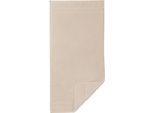 Handtücher EGERIA "Micro Touch", beige (creme), B:50cm L:100cm, Walkfrottee, Obermaterial: 100% Baumwolle, Handtücher, Streifenbordüre, extrem saugfähig & flauschig, 100% Baumwolle