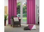 Vorhang WIRTH "Dim out", pink, B:142cm H:405cm, Polyester, Gardinen, nach Maß