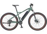 E-Bike PROPHETE "DICE 1.0" Gr. 48, grün (grün, schwarz), Elektrofahrräder, 48cm, 27,5 Zoll (69,85cm), Pedelec, Elektrofahrrad für Damen u. Herren, MTB
