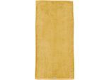 Duschtuch ROSS "Sinfonie", gelb (senf), B:70cm L:140cm, Frottier, Obermaterial: 100% Baumwolle, Handtücher, in modernen Unifarben