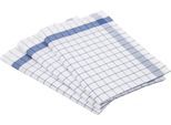 Geschirrtuch ROSS "Exclusiv", blau, B:50cm L:70cm, 50% Baumwolle, 50% Leinen, Geschirrtücher, Geschirrtuch, Karofond, 50% Baumwolle, 50% Leinen, 50x70 cm