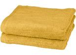 Handtuch ROSS "Premium", gelb (safran), B:50cm L:100cm, Frottier, Obermaterial: 100% Baumwolle, Handtücher, 100% Baumwolle
