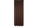 Vorhang WIRTH "Newbury", braun, B:130cm H:315cm, Baumwolle, Polyester, Gardinen, nach Maß