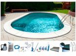 Ovalpool MY POOL BWT "PREMIUM mit grauer Innenfolie", grau (weiß, grau), B:360cm H:120cm L:623cm, Schwimmbecken, Höhe 120 cm, in versch. Größen erhältlich