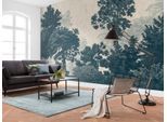 Fototapete KOMAR "Digitaldruck Vlies - Unfading Trees - Größe 400 x 250 cm", beige (beige,grau), Rollen: 1, Vlies, Tapeten, Wohnzimmer, Schlafzimmer