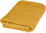 Duschtuch ROSS "Sensual 9001", gelb (senf), B:75cm L:140cm, Frottier, Obermaterial: 100% Baumwolle, Handtücher, 100% Baumwolle