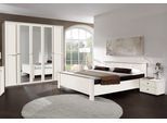 Schlafzimmer-Set WIMEX "Chalet", weiß, B/H: 180cm x 200cm, Schlafzimmermöbel-Sets, mit dekorativen Aufleistungen