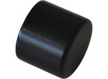 Gardinenstangen-Endstück GARDINIA "Endkappe" Gr. 1, schwarz (schwarz, matt), 2 Stk., Gardinenstangenendstücke, Gardinenstangen-Endstück, Serie Einzelprogramm Chicago Ø 20 mm