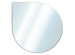 Bodenschutzplatte ADURO, transparent, B:110cm H:6mm L:110cm, Glas, Bodenschutzplatten, BxL: 110x110 cm
