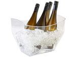 Wein- und Sektkühler BUDDY'S, transparent, B:21,5cm H:24,5cm T:31,5cm, Kunststoff, Eiskübel, Kunststoff, 7 Liter