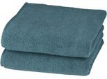 Handtücher ROSS "Sensual 9000", blau (pazifik), B:50cm L:100cm, Frottier, Obermaterial: 100% Baumwolle, Handtücher, mit Aloe-Vera-Öl veredelt