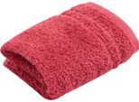 Seiftuch VOSSEN "Vienna Style Supersoft", rot (maroon), B:30cm L:30cm, Walkfrottee, Walkfrottee, Handtücher, Waschlappen im Set, supersoft Baumwolle