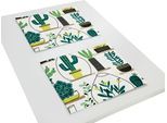 Platzset WIRTH "OAKHAM" Gr. 1, beige (natur, grün), B:40cm L:35cm, Obermaterial: 100% Polyester, Platzsets