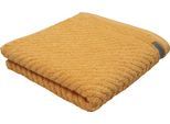 Duschtuch ROSS "Smart", orange (aprikose), B:70cm L:140cm, Frottier, Obermaterial: 100% Baumwolle, Handtücher, Uni-Rippe mit Velourslabel