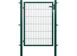 Zauneinzeltür GARDEN 'N' MORE "Einzeltor Excellent", grün, B:100cm H:120cm, Stahl, Tore, 123 cm hoch, grün