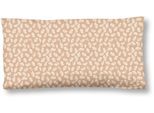 Kissenhülle HIP "Quente", beige (sand), B:80cm H:1cm L:40cm, Baumwolle, Obermaterial: 100% Baumwolle, Kissenbezüge, Kissenhülle, Baumwolle, Mako-Satin, 40x80, 1 Stück, Reißverschluss, Sand