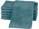 Gästehandtuch ROSS "Premium", blau (petrol), B:30cm L:50cm, Frottier, Obermaterial: 100% Baumwolle, Handtücher, 100% Baumwolle