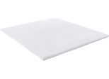 Topper, weiß, B:180cm H:8cm L:200cm, Polyester, SET ONE BY MUSTERRING, Topper, Gelfüllung, Breite 180 x Länge 200 cm, Bezug waschbar