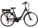 E-Bike ADORE "E-Active" Gr. 50, schwarz (schwarz, schwarz), Elektrofahrräder, Herren, 50cm, 28 Zoll (71,12cm), Pedelec, Elektrofahrrad für Damen u. Herren