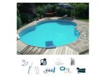 Achtformpool MY POOL BWT "SAMOA 4", weiß, B:320cm H:120cm L:525cm, Schwimmbecken, in versch. Größen erhältlich