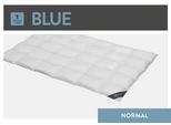 Daunenbettdecke SPESSARTTRAUM "Blue", weiß, B:200cm L:220cm, Bezug: 100% Baumwolle. Füllung: 60% Daunen, 40% Federn, Bettdecken, hergestellt in Deutschland, allergikerfreundlich