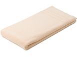 Badematte GÖZZE "Monaco 1,1" Gr. 3, rot (apricot), H:5mm, Baumwolle, Badematten, Badematte, Badteppich, Frottier-Qualität, Uni Farben, mit Bordüre