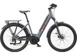 E-Bike TELEFUNKEN "SUV500" Gr. 48, grau (grau, schwarz), Elektrofahrräder, 27,5 Zoll (69,85cm), Pedelec, Elektrofahrrad für Damen u. Herren