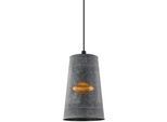 EGLO Pendelleuchte "HONEYBOURNE", schwarz (schwarz, altgoldfarben), 1, Ø 16cm, Leuchten, Hängeleuchte, Hängelampe, Pendelleuchte