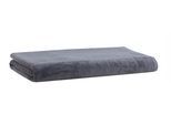 Saunatuch CARL ROSS "HygieniCotton", grau (graphite), B:70cm L:200cm, Frottee, Obermaterial: 100% Baumwolle, Handtücher, mit 2 Aufhängekordeln