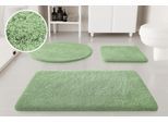 Badematte OTTO HOME "Kaarin", grün (lind grün), H:30mm, Polyester, Badematten, Badematte, Badteppich, getuftet, flauschig, hochflor, große Farbauswahl