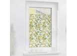 Fensterfolie LICHTBLICK ORIGINAL "Fensterfolie selbstklebend, Sichtschutz, Limone - Gelb Grün", gelb (gelb, grün), B:100cm L:130cm, Polyvinylchlorid (PVC), Fensterfolien